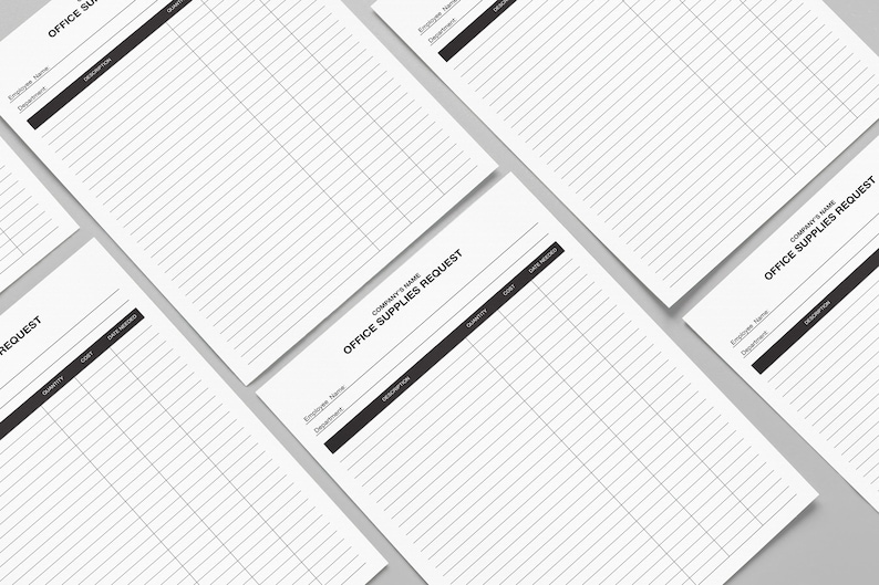 Office Supply Request Form,office Supply Inventory List,template for ...