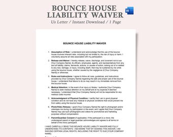 bounce house waiver form,bounce house rental waiver form,bounce house release form,waiver form for bounce house,bounce house liability form