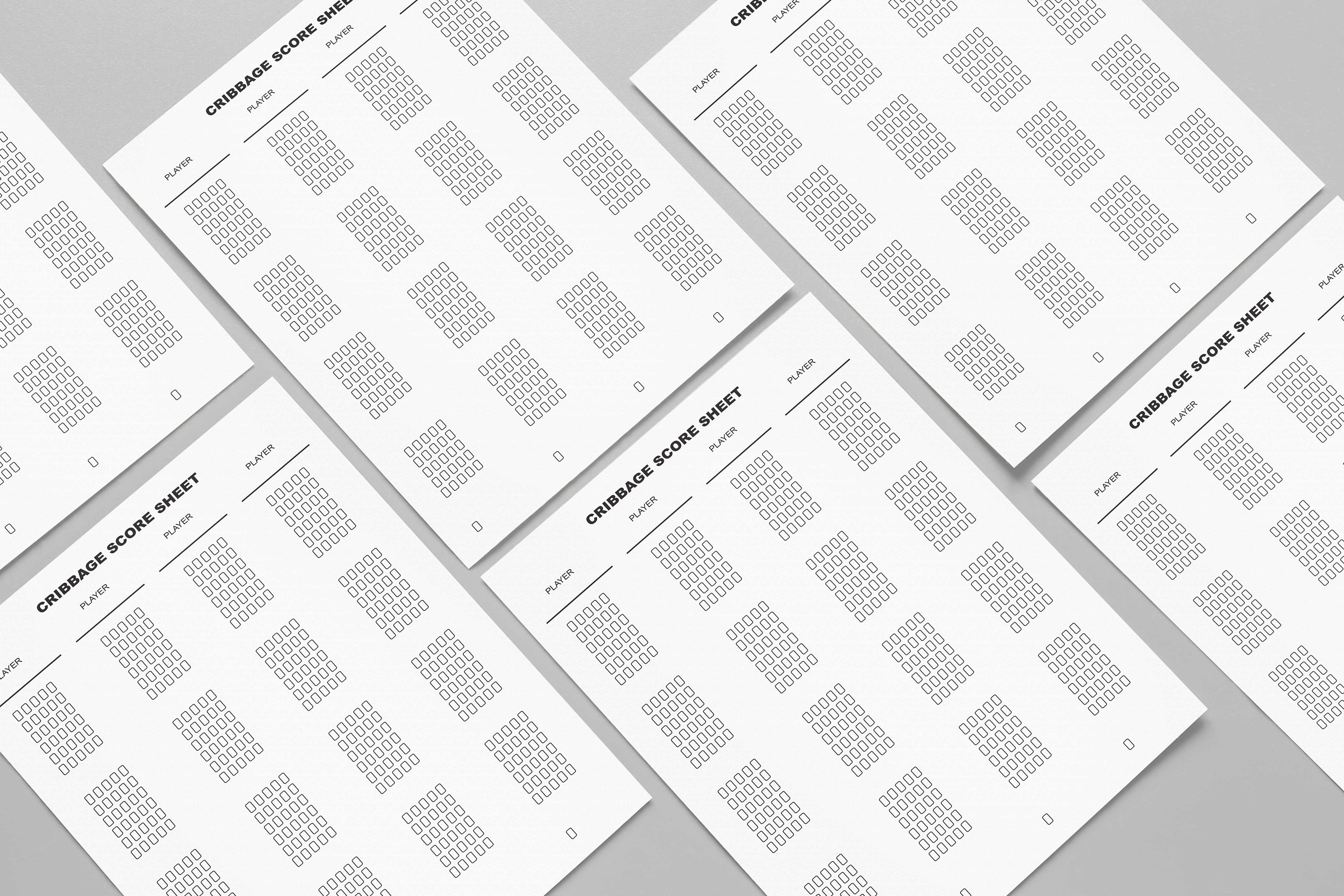 Cribbage Score Sheet,scoring Sheets,cribbage Game Tracker,cribbage