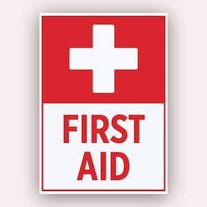 first aid sign,sign for first aid,printable first aid sign,first aid kit printable sign,first aid sign pdf,first aid here sign