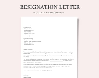 resignation letter template,resignation letter,letter of resignation template word,resignation template,professional resignation letter