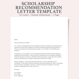 plantilla de carta de recomendación para becas, carta de recomendación para becas, plantilla de carta de beca, carta de referencia para becas