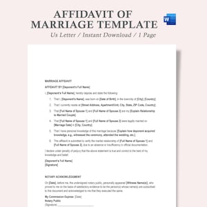 marriage affidavit letter,affidavit form for marriage,affidavit for marriage sample letter,marriage affidavit sample pdf