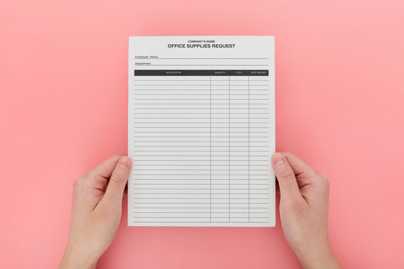 Office Supply Request Form,office Supply Inventory List,template for ...