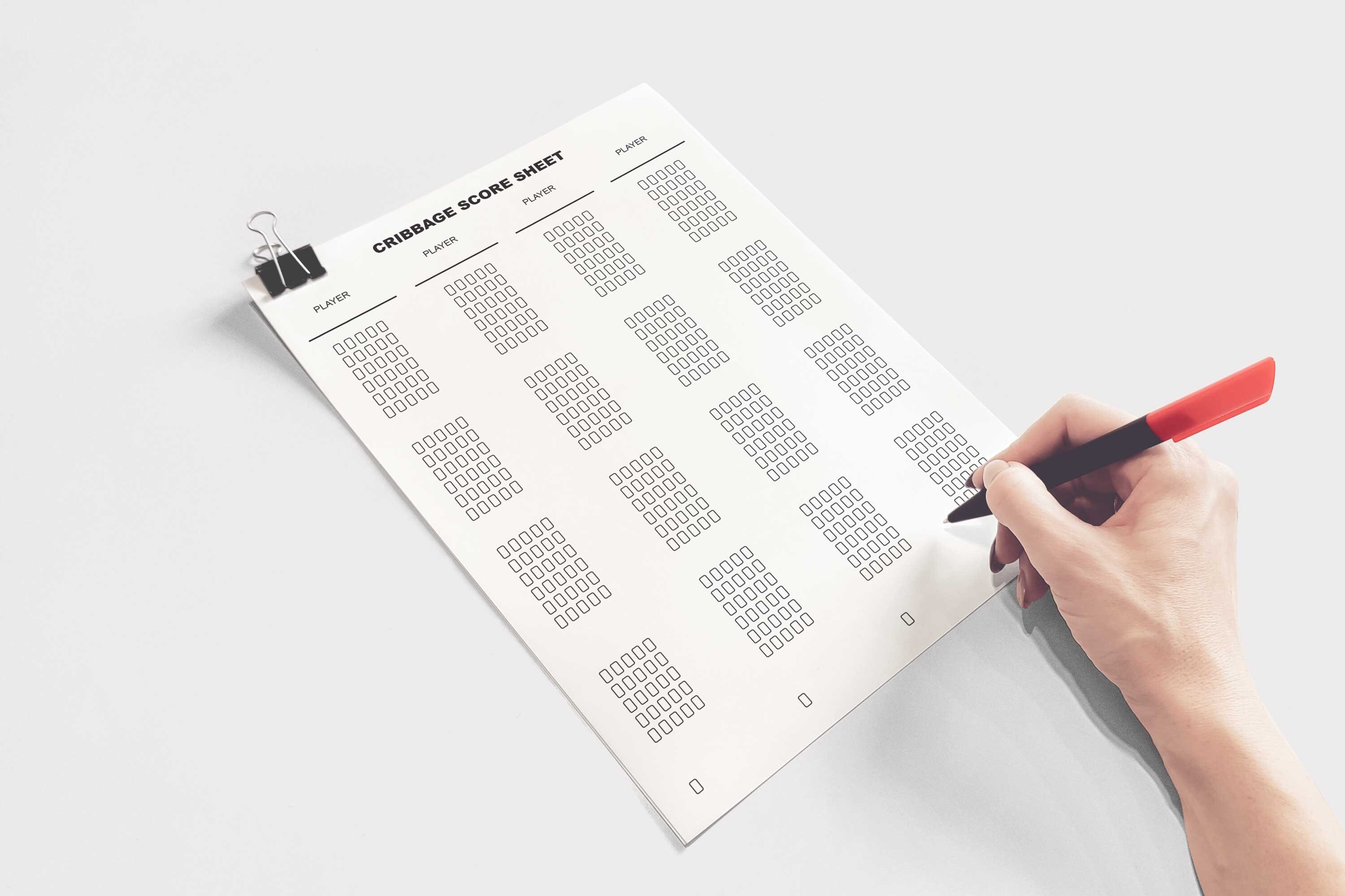 Cribbage Score Chart,cribbage Score Sheet,cribbage Points Chart