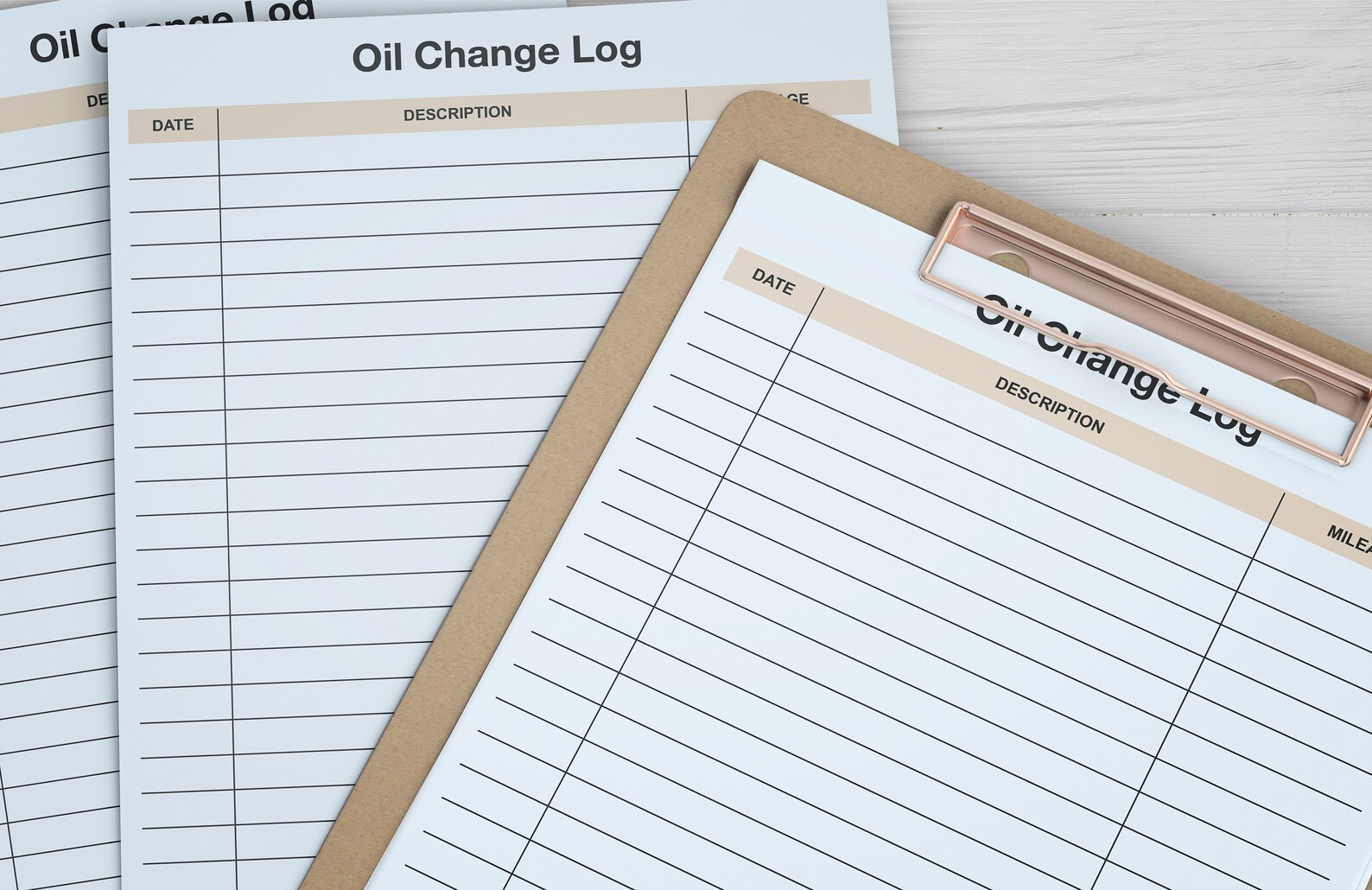 Oil Change Log,mileage Log,oil Change Tracker,oil Change,oil Change ...
