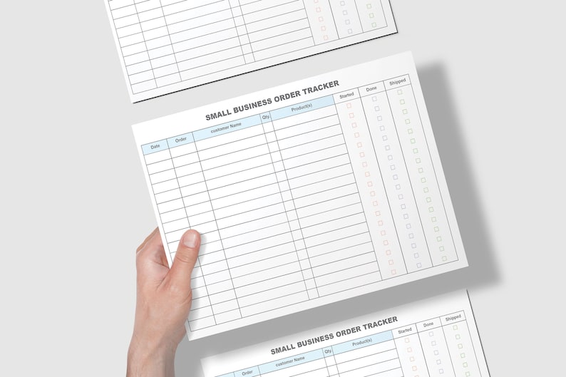 Small Business Order Tracker SheetCustomer Order | Etsy