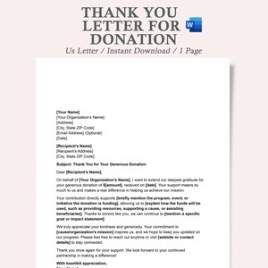 carta de agradecimiento por donación, plantilla de carta de agradecimiento por donación, nota de agradecimiento por donación, plantilla de carta de reconocimiento de donación