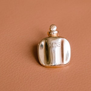 Vintage Signed Christian Dior Dune Perfume Pin
