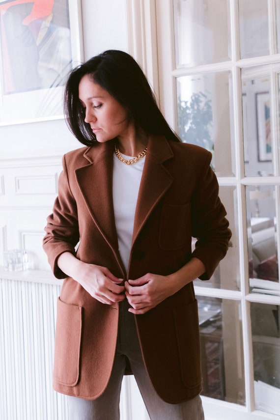 Vintage 1980s Cacharel Wool & Сashmere Jacket