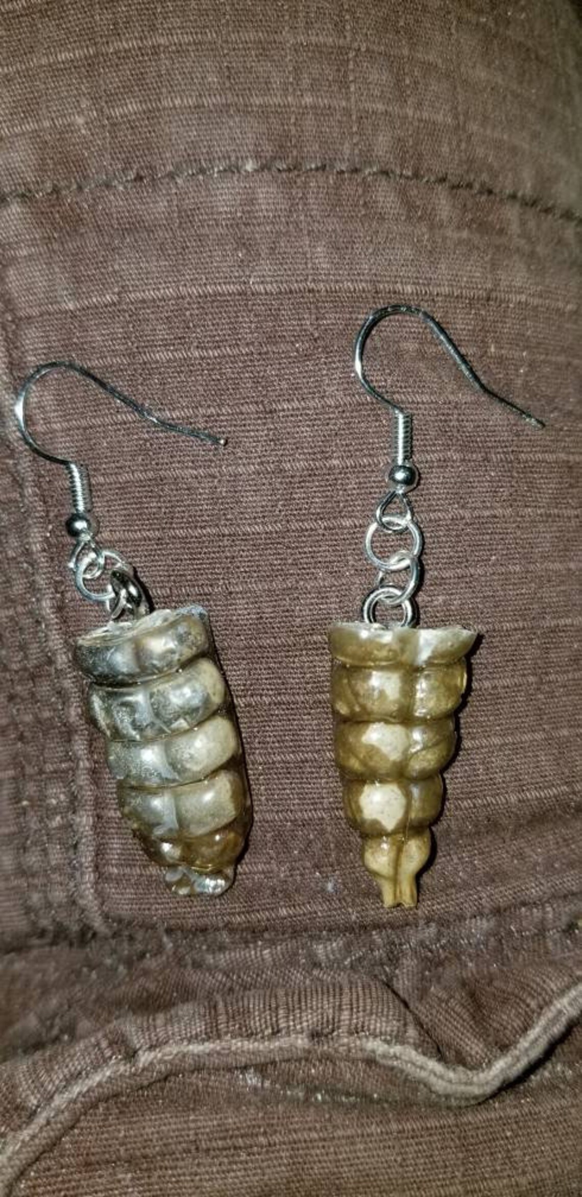 Authentic Rattlesnake Tail Rattles Earrings Etsy