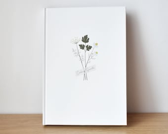 環境に優しいレシピ本：料理クロニクルハードカバージャーナル