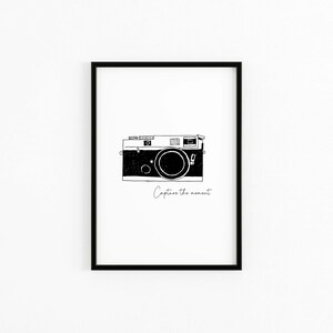 VINTAGE CAMERA wall art print Elemente Design