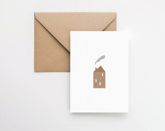 家のグリーティングカード / 引っ越し / エレメントデザイン