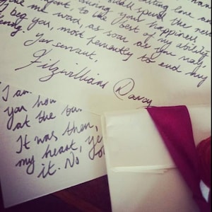 Carta de amor PERSONALIZADA del Sr. DARCY. Regalo de Jane Austen. Aniversario. Carta de consuelo para los personajes. Regalo de San Valentín. Regalo romántico. Boda