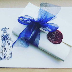 La Abadía de Northanger. Carta de Jane Austen. Fan fiction basada en la novela. Amigo por correspondencia de la Regencia. Carta sellada con lacre. Personaje reconfortante. Catherine Morland.