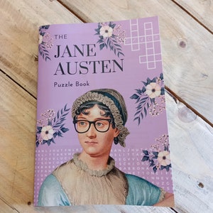 Jane Austen Puzzle books. Pride and Prejudice gifts, crosswords, puzzles, word-searches, anagrams. Jane Austen gifts and games. Books.