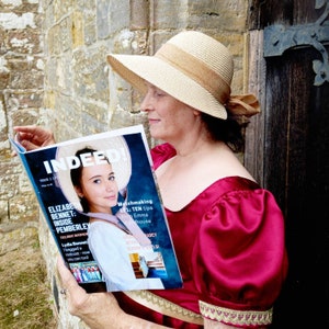 Jane Austen Regency Magazine. Pride and Prejudice. Mr Darcy. Pemberley. Womens magazine. Interviews Gossip. Quiz.