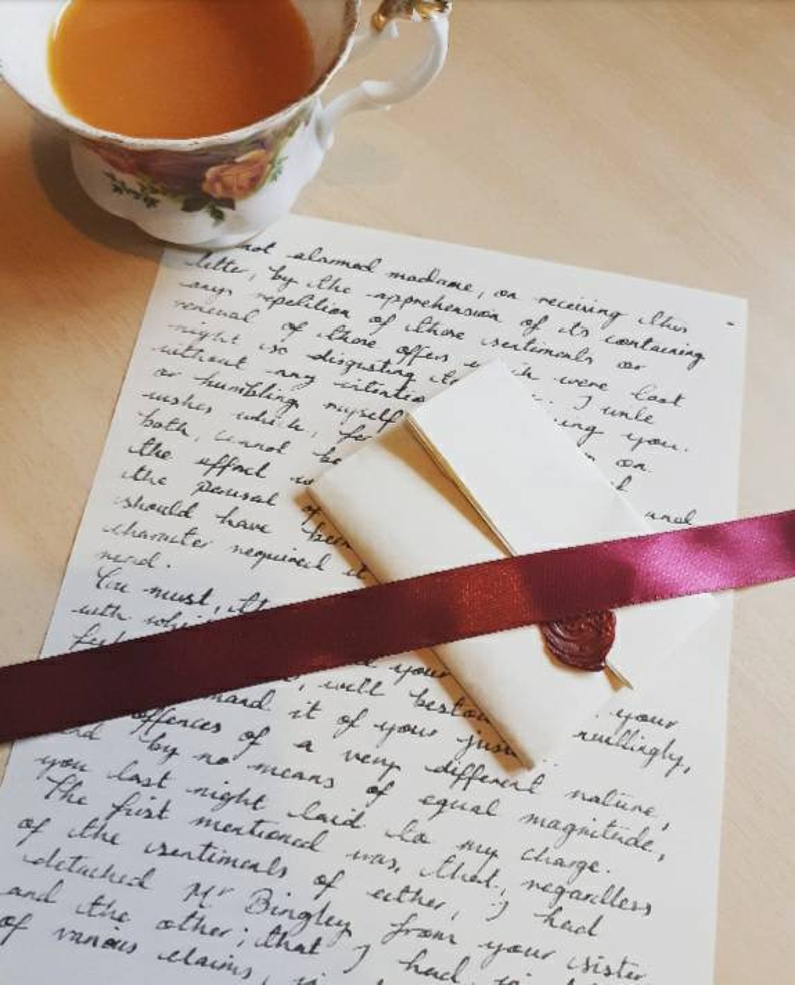 Mr Darcy Letter to Elizabeth. Pride and Prejudice. Literary Etsy UK