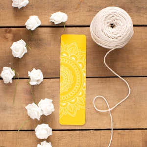 Handmade Mandala Stencil Bookish Bookmarks, Perfect Bookish Gift for Her