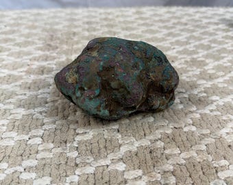 Michigan Float Copper Specimen: Natural Green Patina