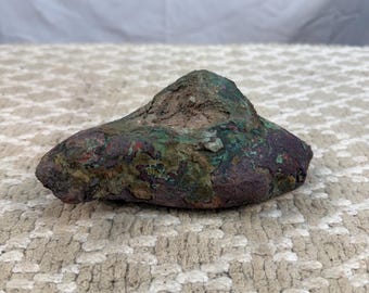 Michigan Float Copper Specimen: Natural Green Patina
