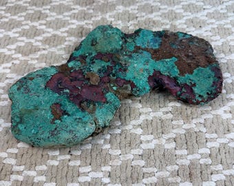 Michigan Float Copper Specimen: Natural Green Patina