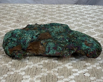 Michigan Float Copper Specimen: Natural Green Patina