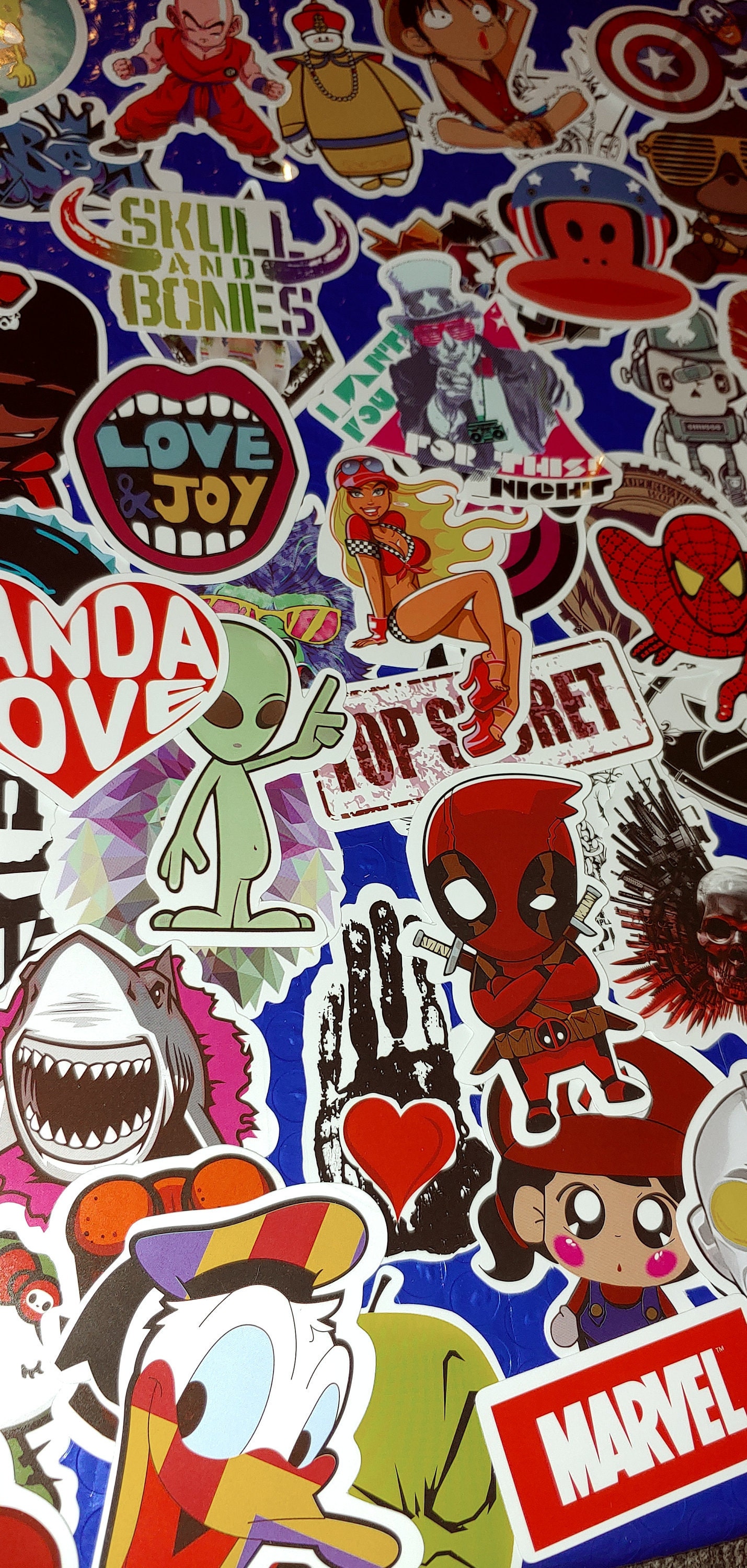 Top Secret Stickers Lot / 50 Etsy
