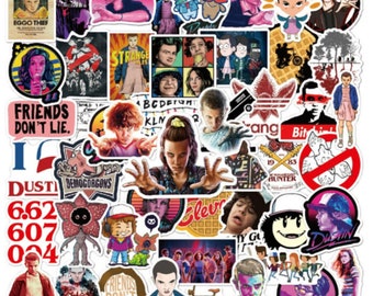 stranger things stickers etsy