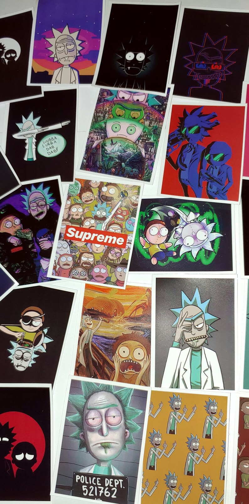 Rick And Morty Stickers Lot 25