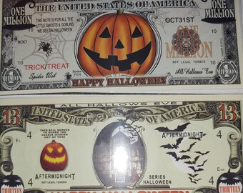Halloween Money - Etsy
