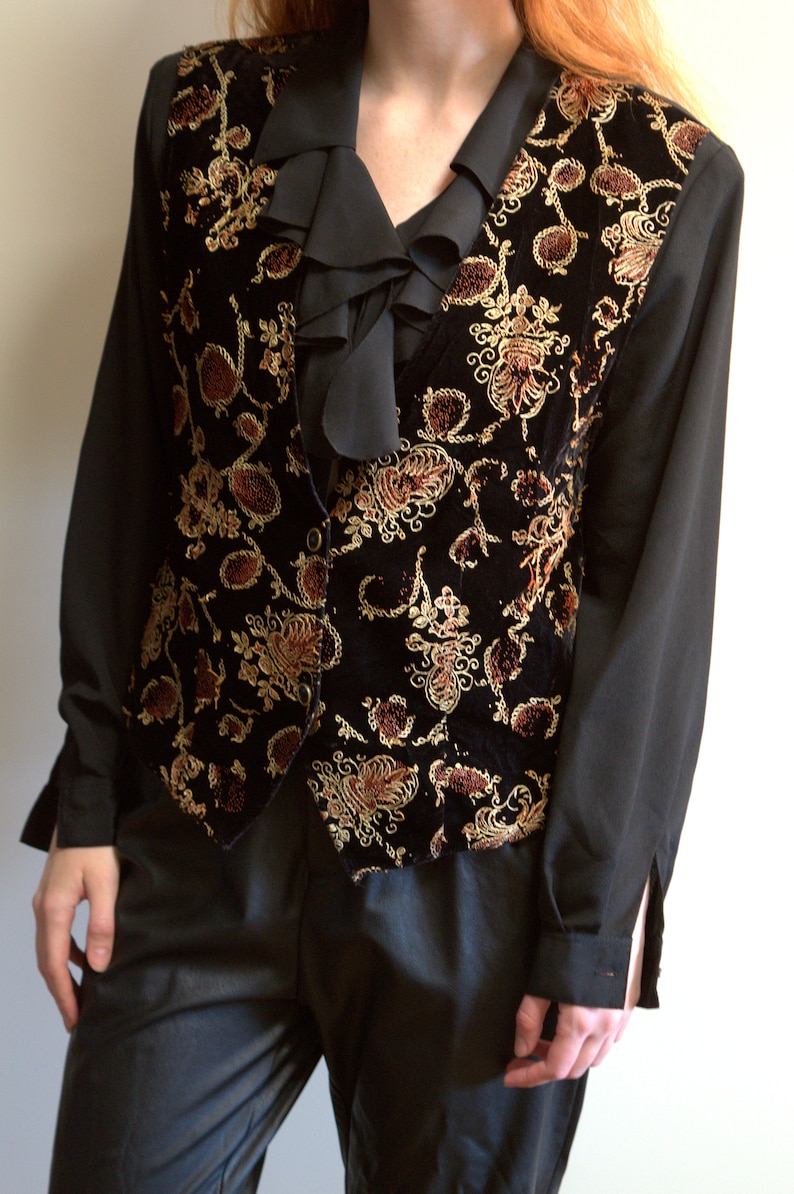 Vintage Blouse with west gypsy 1960s 60s
