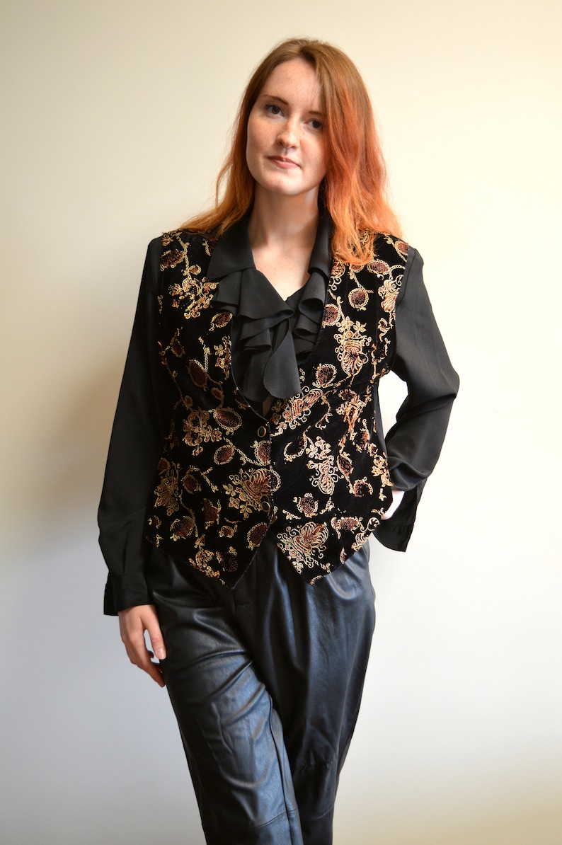 Vintage Blouse with west gypsy 1960s 60s