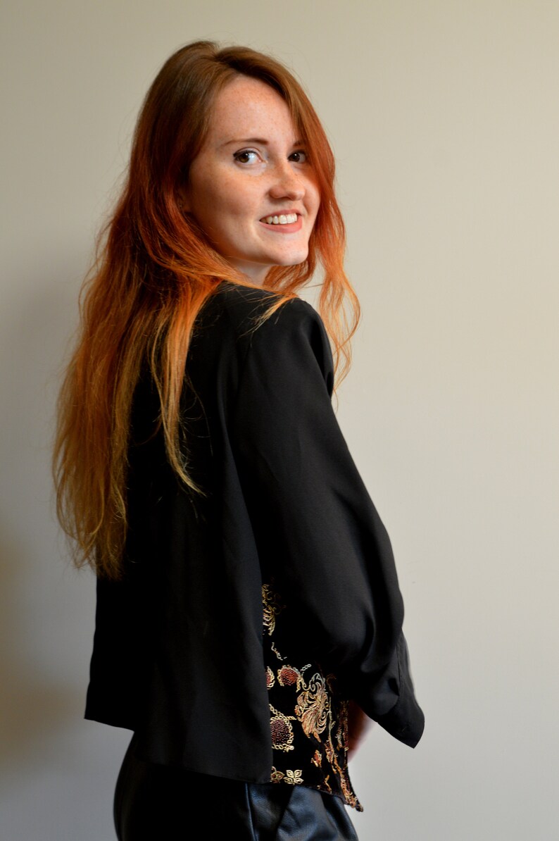 Vintage Blouse with west gypsy 1960s 60s