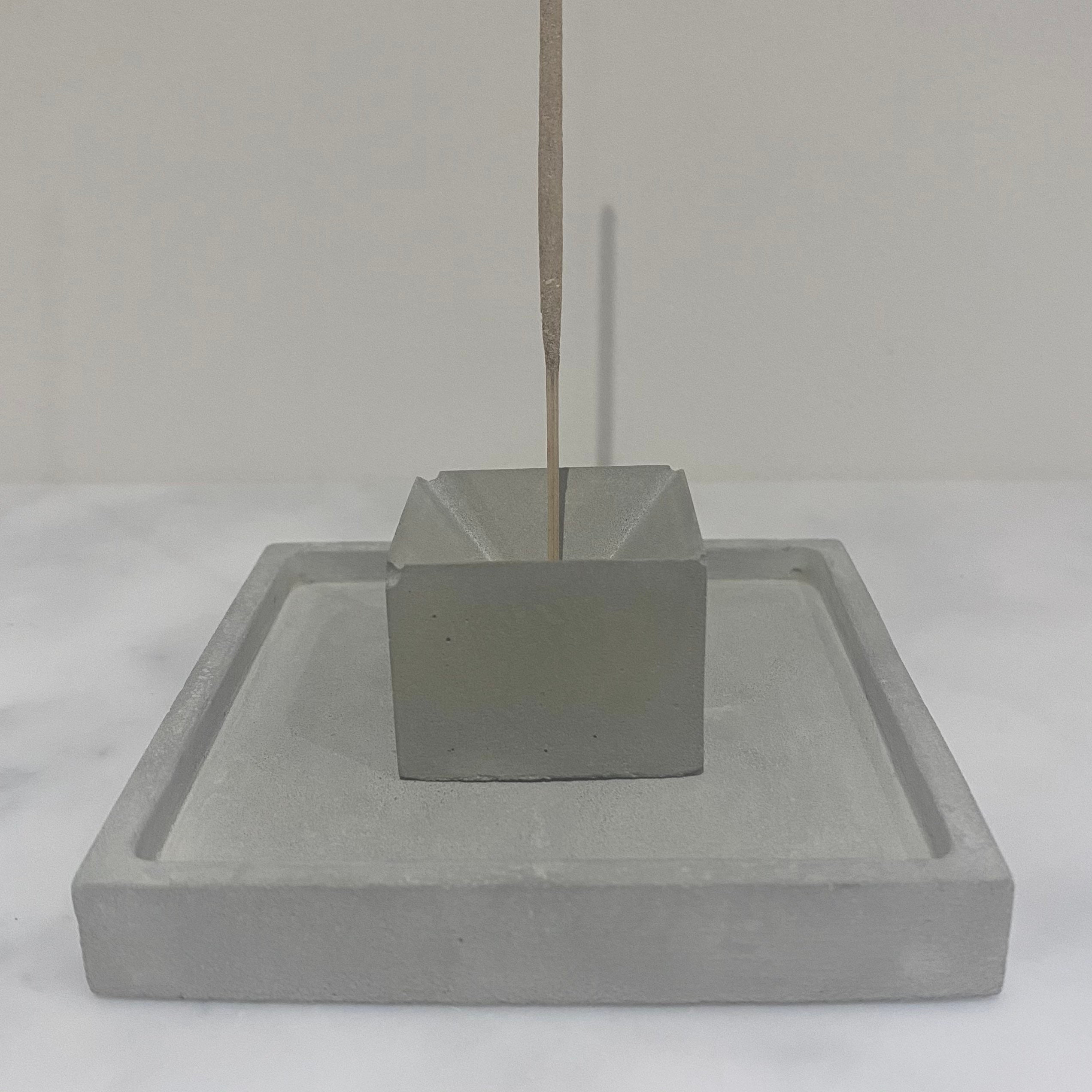 Concrete Incense Burner. Square Incense Holder for Incense Etsy Ireland