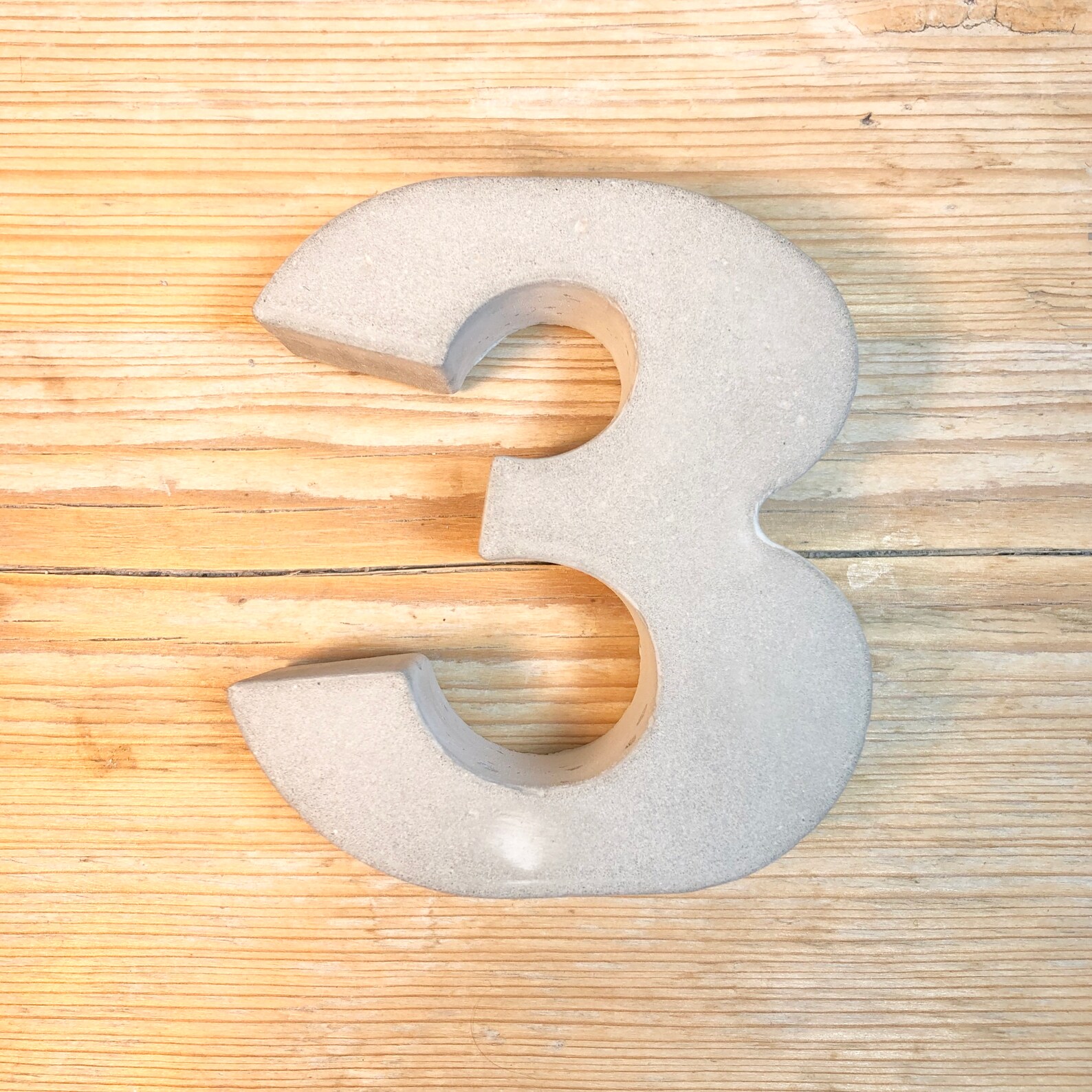 Concrete Numbers Outdoor House Number Wedding Table Number Etsy