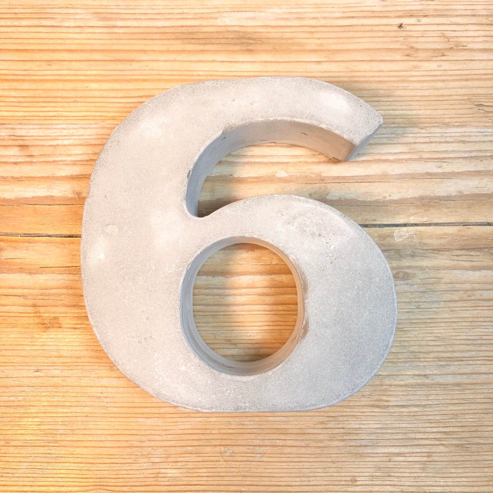 Concrete numbers outdoor house number wedding table number Etsy