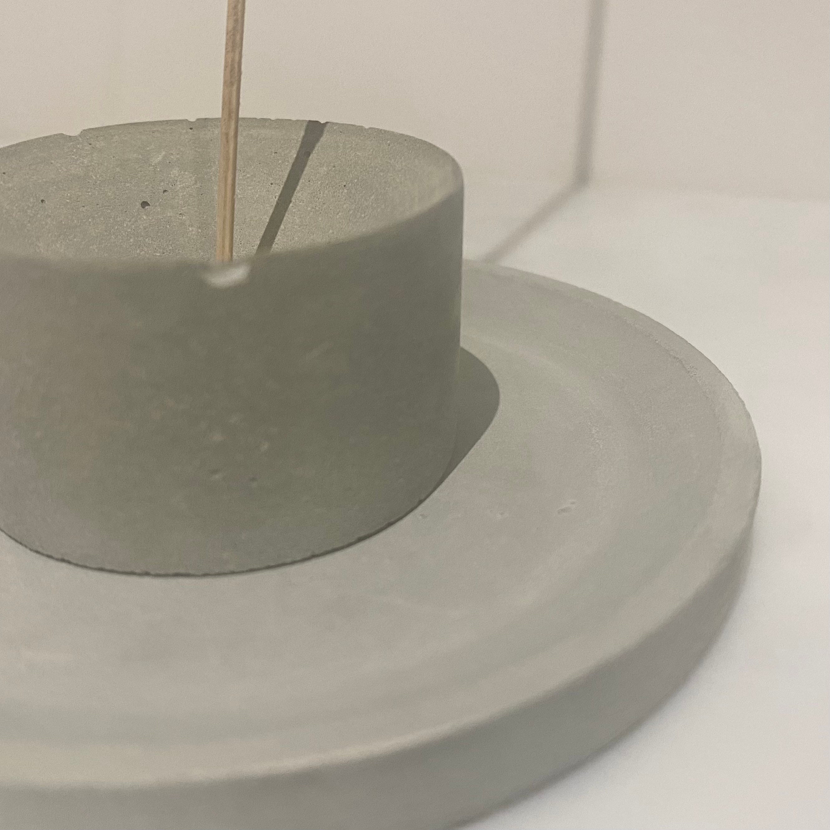 Concrete Incense Burner. Round Incense Holder for Incense Etsy Ireland