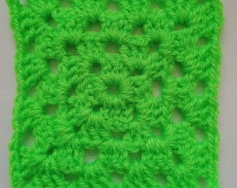 Crochet Granny square pattern