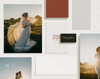 Maisie, Semi-Custom Brand Kit, Premade Brand kit, Premade Logo Design, Brand Package