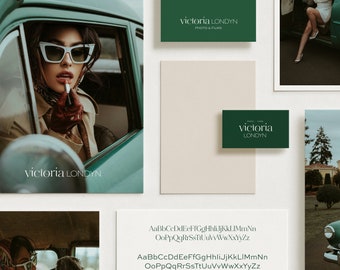 Victoria, Semi-Custom Brand Kit, Premade Brand kit, Premade Logo Design, Brand Package