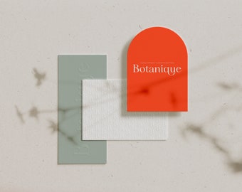 Botanique, Semi-Custom Brand Kit, Premade Brand kit, Premade Logo Design, Brand Package