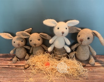 Crochet Pattern Bunny, Crochet Instructions Bunny,*DIY*Amigurumi* German+English*PDF*