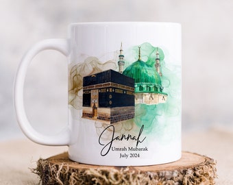 Personalised Umrah Mubarak & Hajj Mubarak Mug Gift  | 12 Design Options