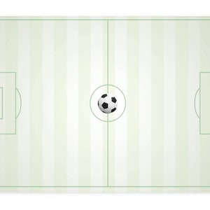 Desk pad for boys football, DIN A2 coloring pad football, desk pad made of paper for children, football desk pad image 1