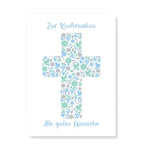 Friendly Fox Karte zur Konfirmation, Konfirmationskarte, DIN A6 Klappkarte mit Umschlag, Glückwunschkarte zur Konfirmation