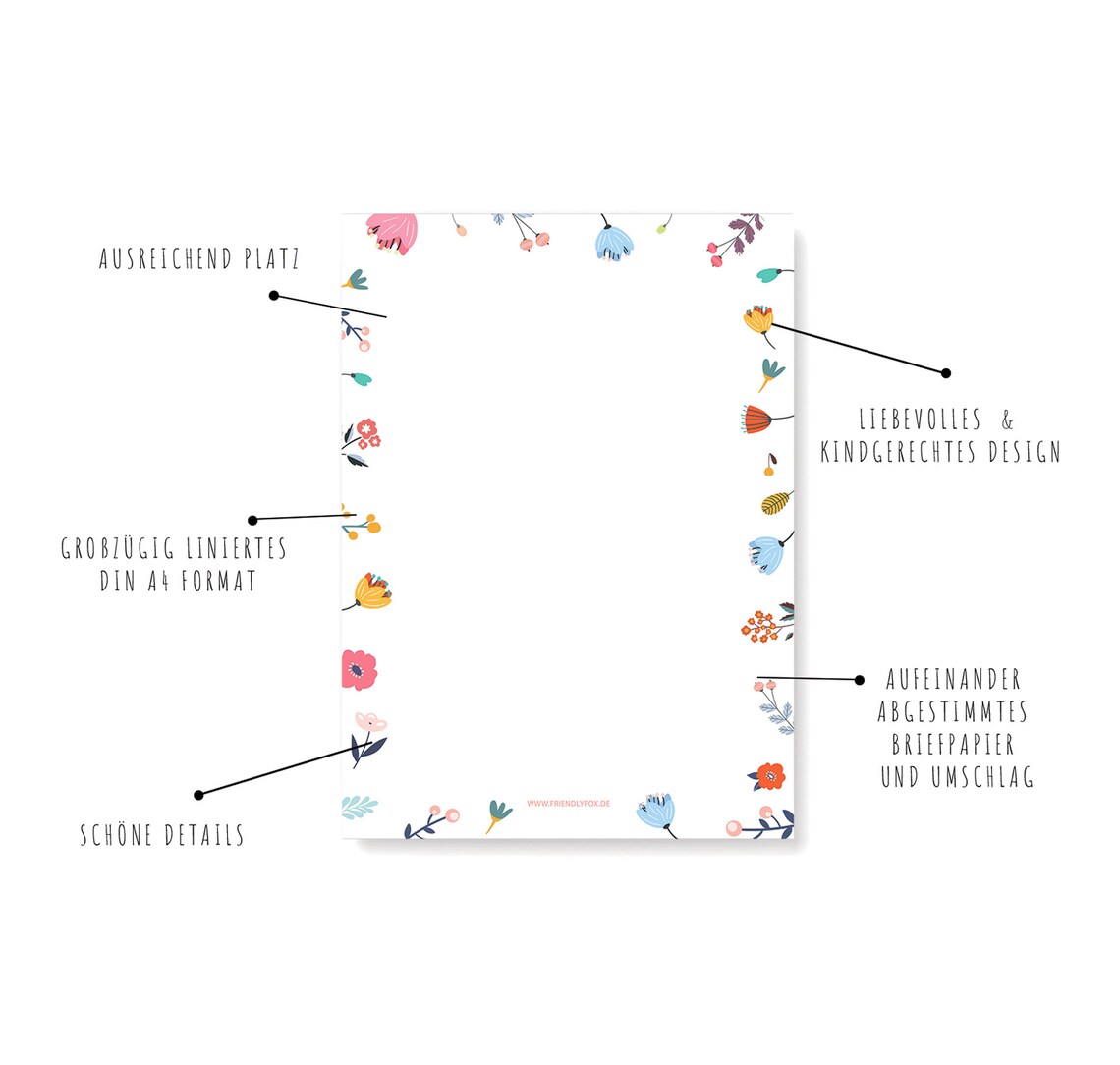 Blumen Briefpapier Motivpapier mit Umschlag 20 Blatt 20 Etsy Blumen Briefpapier Motivpapier mit Umschlag 20 Blatt 20 Etsy