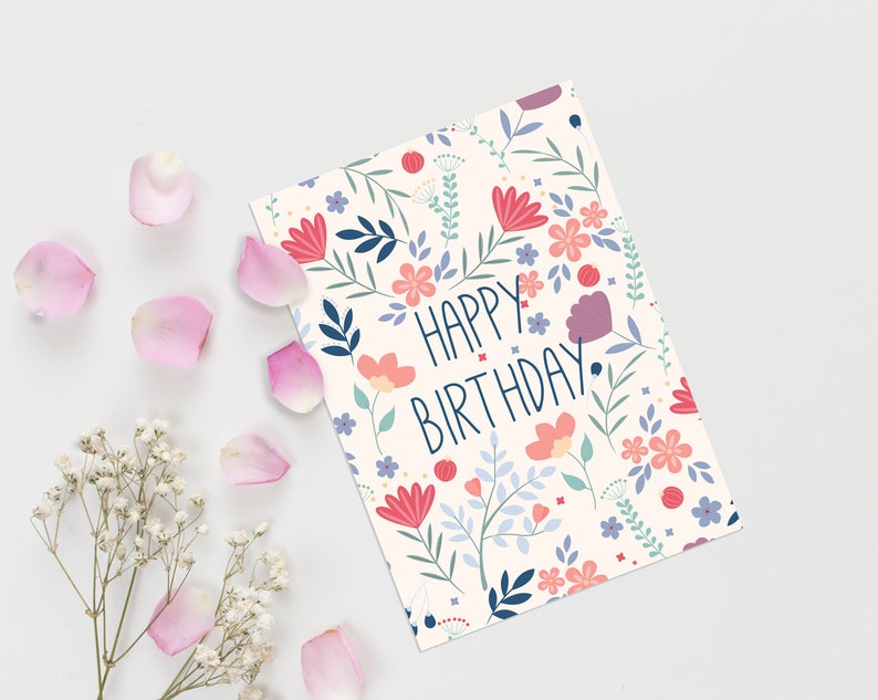 Cartes d'anniversaire Friendly Fox, 20x cartes de vœux d'anniversaire, cartes postales de joyeux anniversaire DIN A6, set 2 image 2