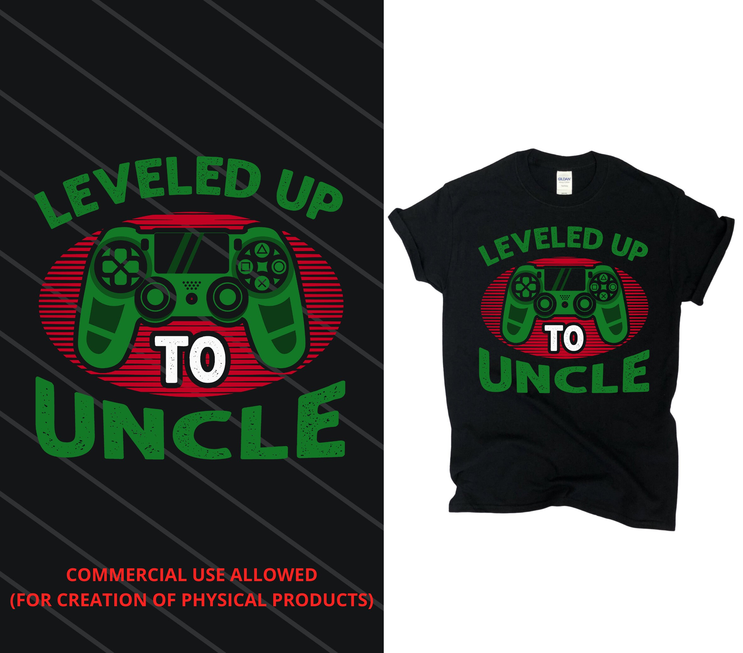 Level Up To Uncle Png Only Clipart Instant Download Etsy